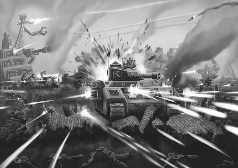 Imperial Guard Last Stand by Peter Laycock 