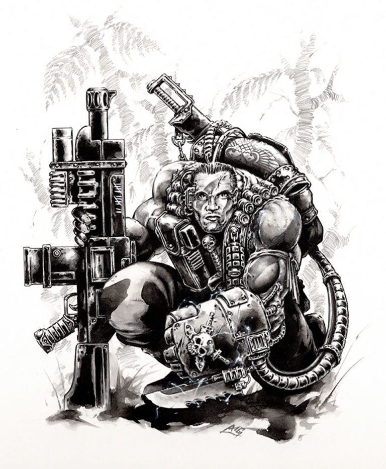 Jungle Fighters of Catachan by Mark Gibbons 