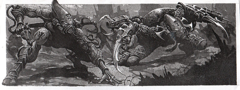 Warp Spider & Striking Scorpion by Karl Kopinski 