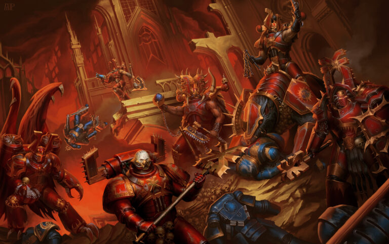 Kharn vs Black Lion by Elijah ArhPriest 