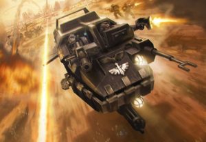 Warhammer 40K Land Speeders Artwork