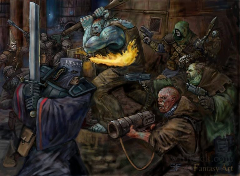 Mutants vs Venator by Will Beck