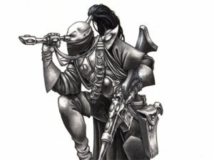 Warhammer 40K Aeldari Rangers Artwork