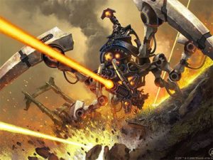 Warhammer 40K Triarch Stalkers Artwork Warhammer 40K Triarch Stalkers Artwork