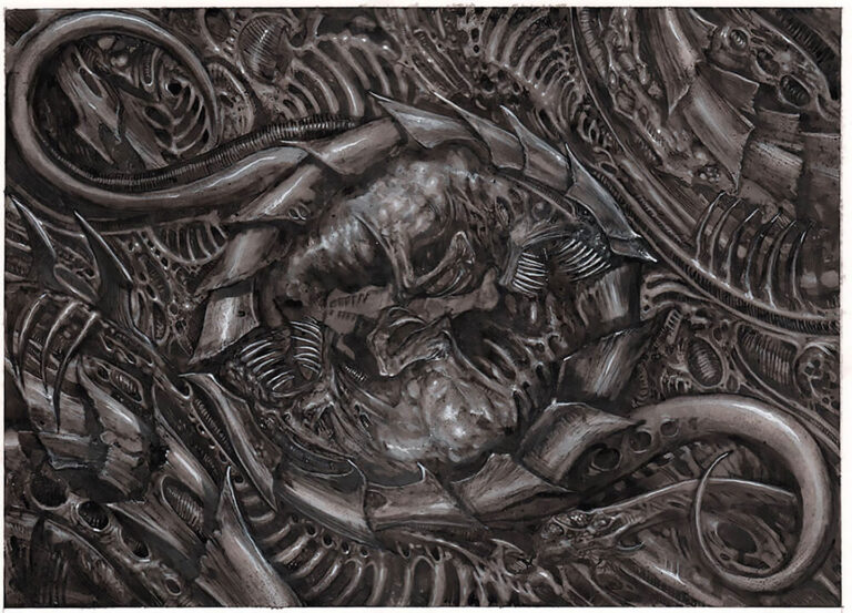 Tyranids Text Page by Karl Kopinski 