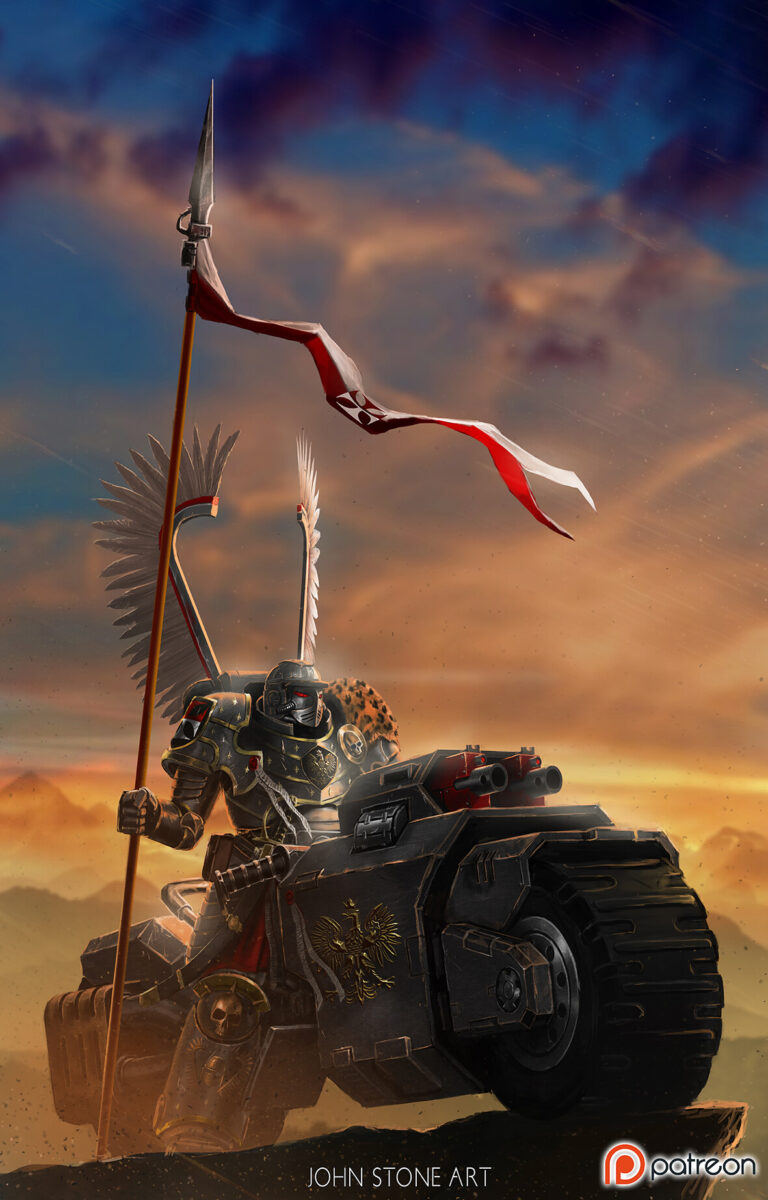 Winged Hussar Super Marine by John Stone 