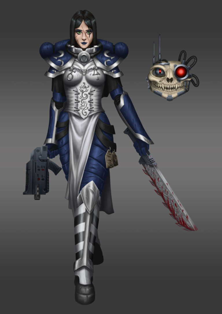 Alice in WH40k by Bartłomiej Vetinari 