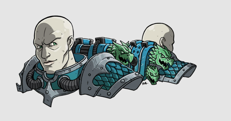 Alpharius and Omegon by Robert Jones Alpharius and Omegon by Robert Jones