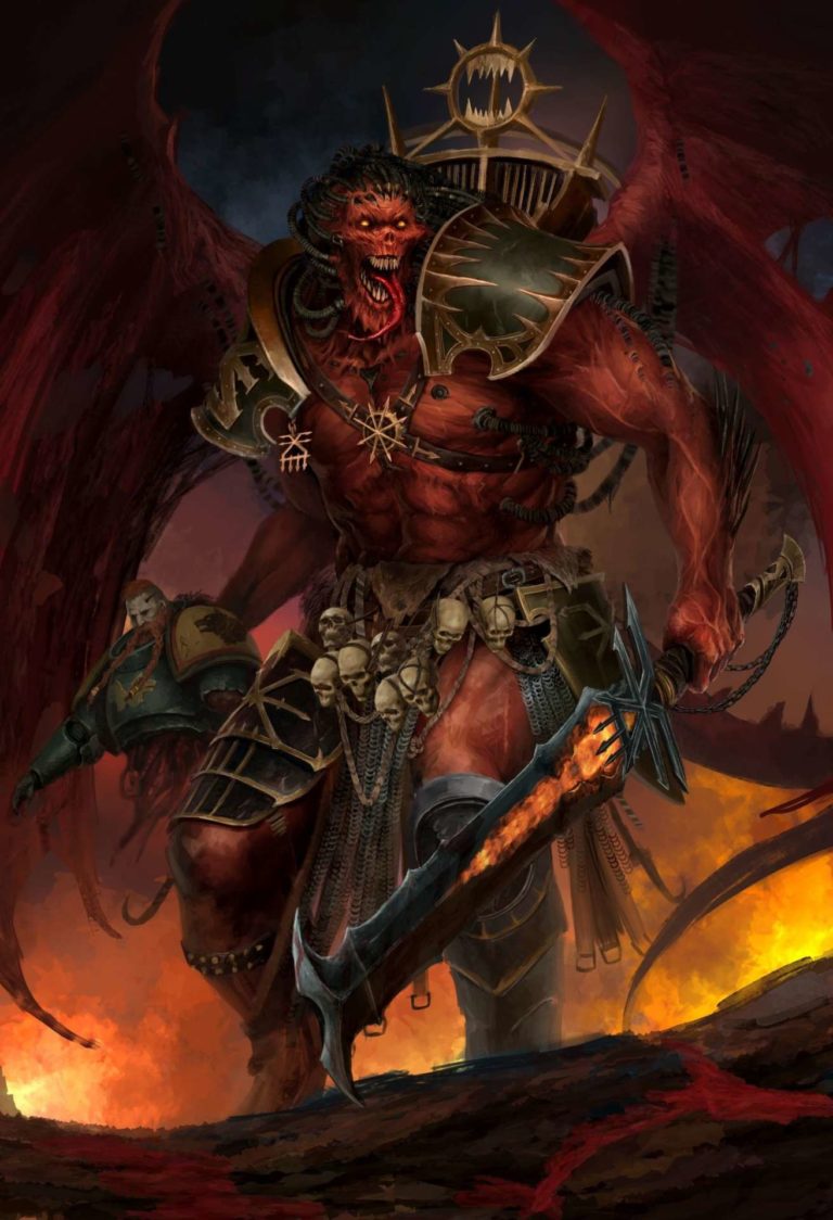 Angron by Serdjek Sholohovshek 