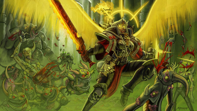 Battle Sister vs Nurgle by Cristian García Battle Sister vs Nurgle by Cristian García