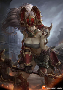 Berserker Chan by Tanawat Muninnimit