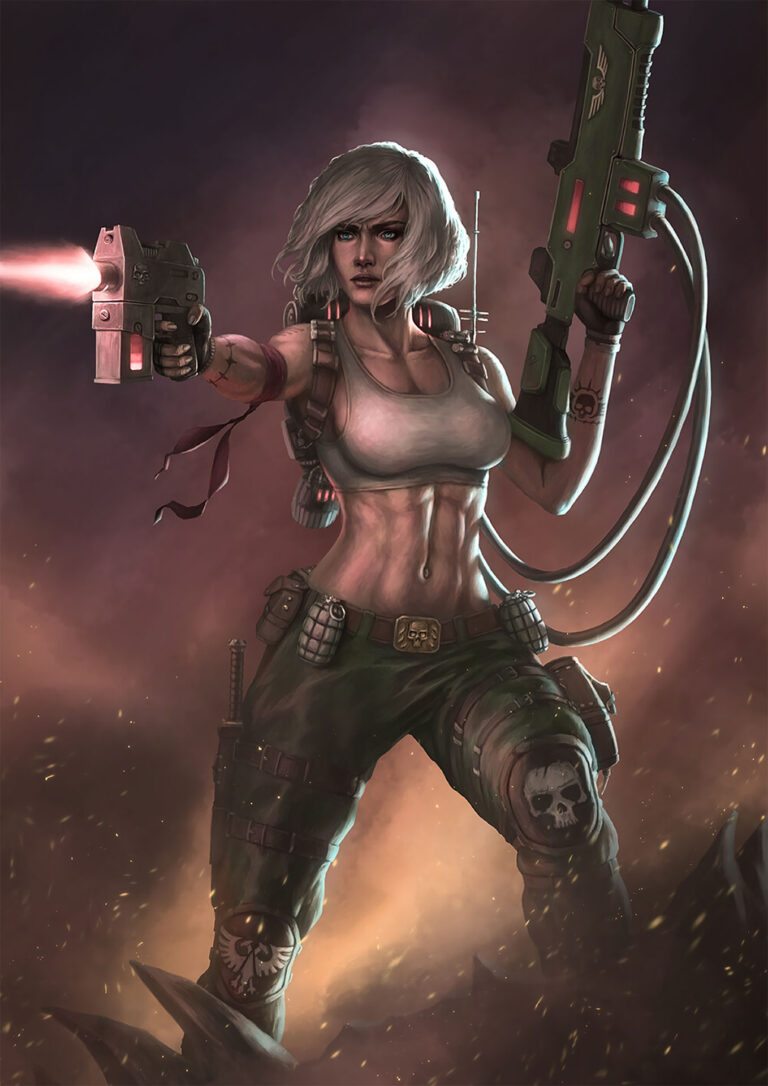 Catachan Jungle Fighter by Tamás Patkós Catachan Jungle Fighter by Tamás Patkós