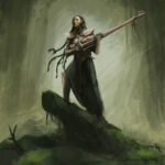 Exodite Warrior by Juan Toledano (juan_toledano_art)