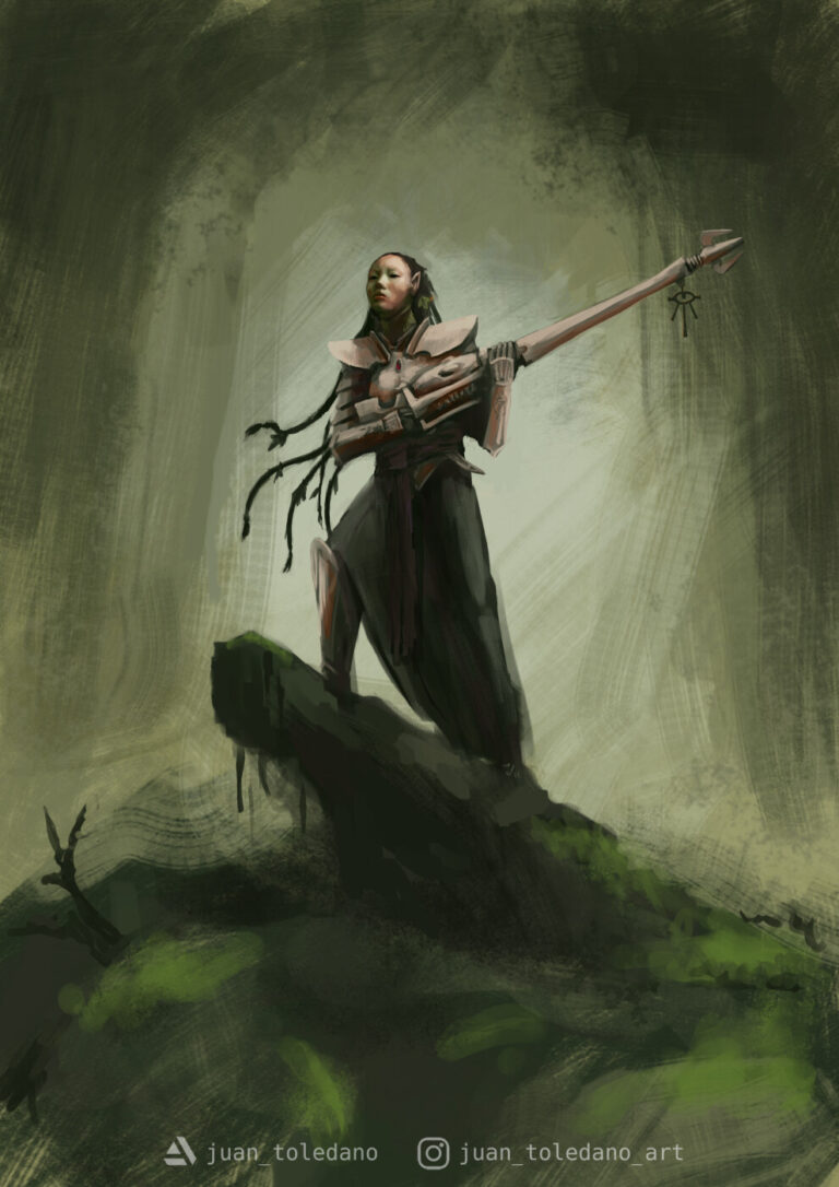 Exodite Warrior by Juan Toledano 