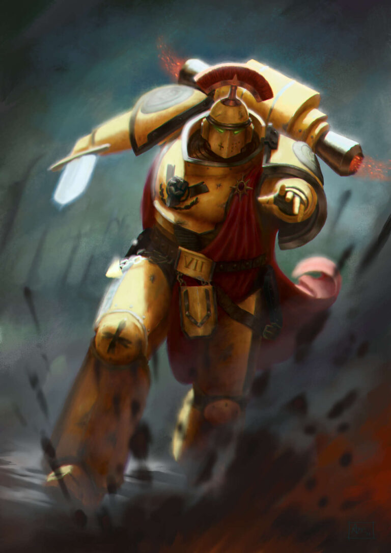 Imperial Fist Praetor by Alex McClelland 