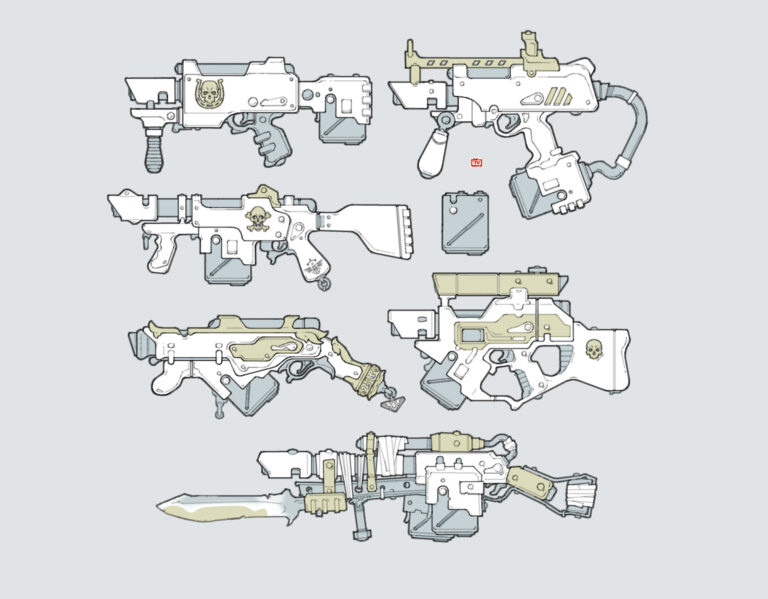 Imperial Lasgun by Ivan Lipatov 