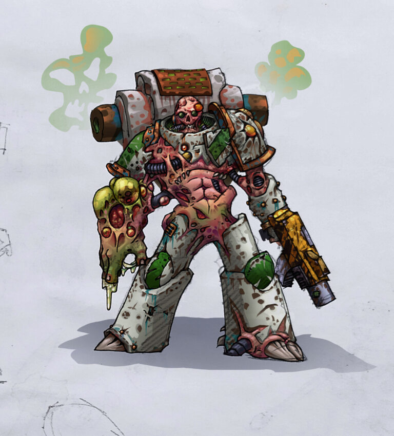 Nurgle Marine by Alexandr Erohov 