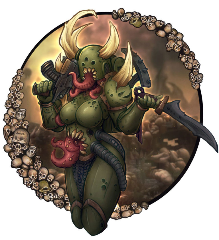 Death Guard Pinup by Paolo Romani 