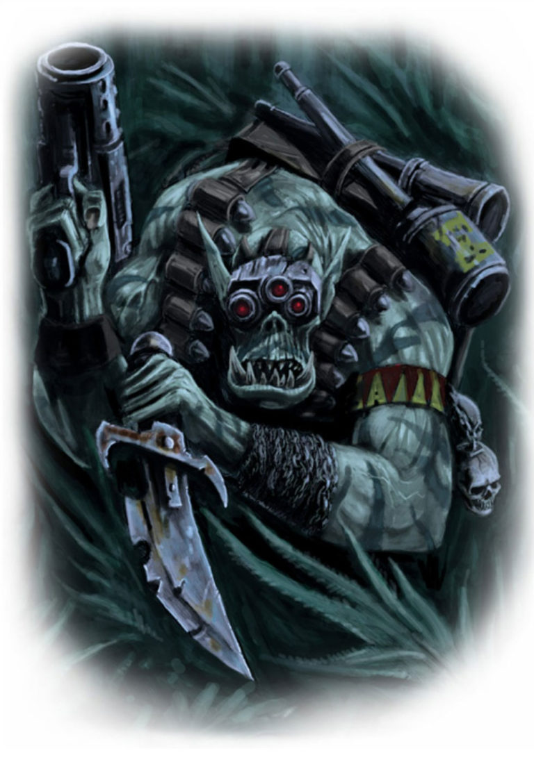 Ork Kommando by Mark William Smith 