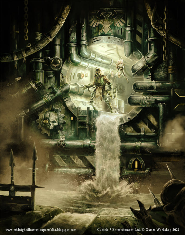 Sewage Worker by Sam Manley 