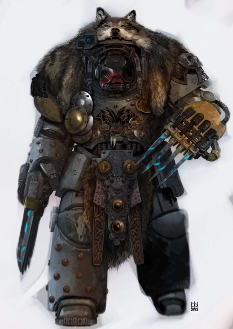 Space Wolf Terminator by Daniel Irwin 