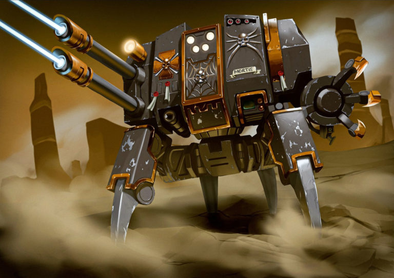Spider Dreadnought by Boris Tsui 