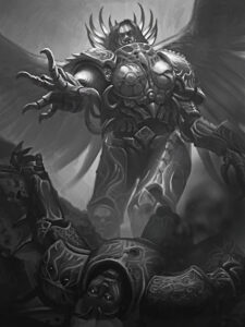 Primarch Celaeno and Anjali by Nikita Kapitunov
