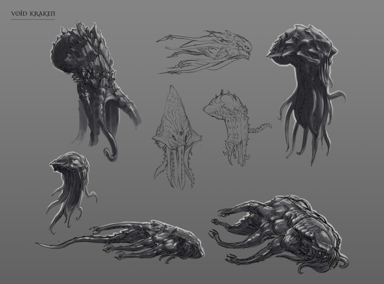 Void Kraken by Edouard Boccard