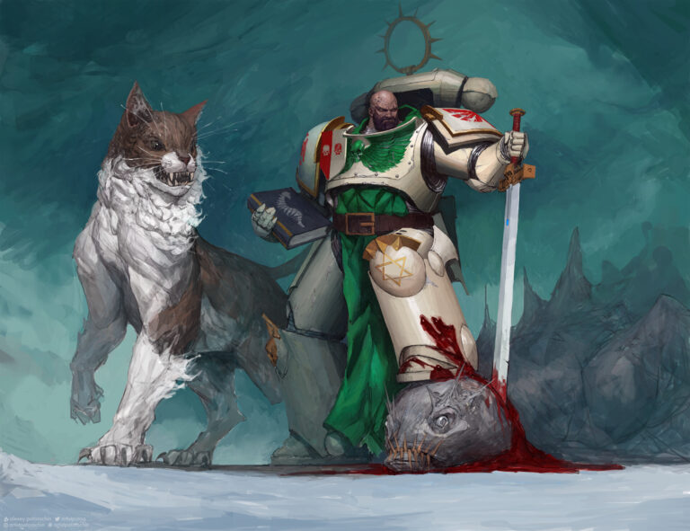 Deathwing Bladeguard Veteran by Alexey Potorochin 