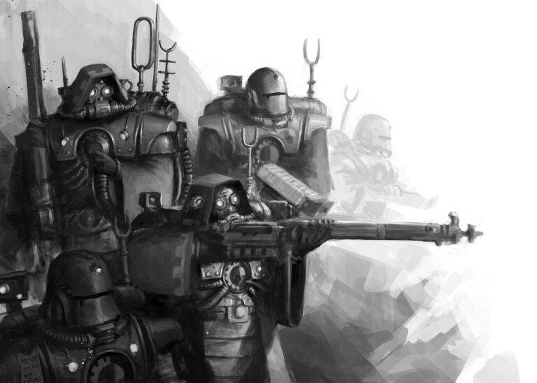 Skitarii Team by Gauthier Redon 