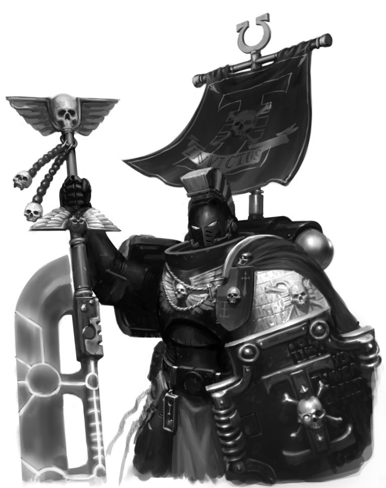 Deathwatch Marine by George Earl Abalayan 