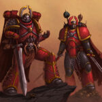 Khorne Space Marines by Javier Quintana (Masterjavi | ultrakints | ultrakints_art)