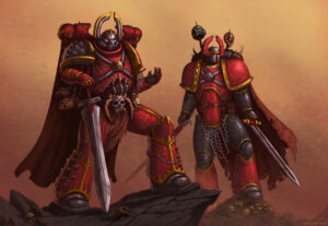 Khorne Space Marines by Javier Quintana