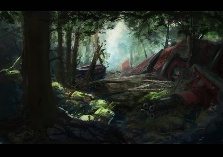 Mech in the Forest by Damir Šnajder Mech in the Forest by Damir Šnajder
