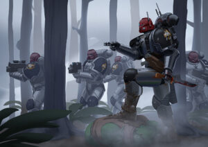 Phobos Infiltrators by Boris Tsui