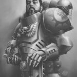 Space Marine by Ramón Velázquez (Ramón Alberto Velázquez Barragán)