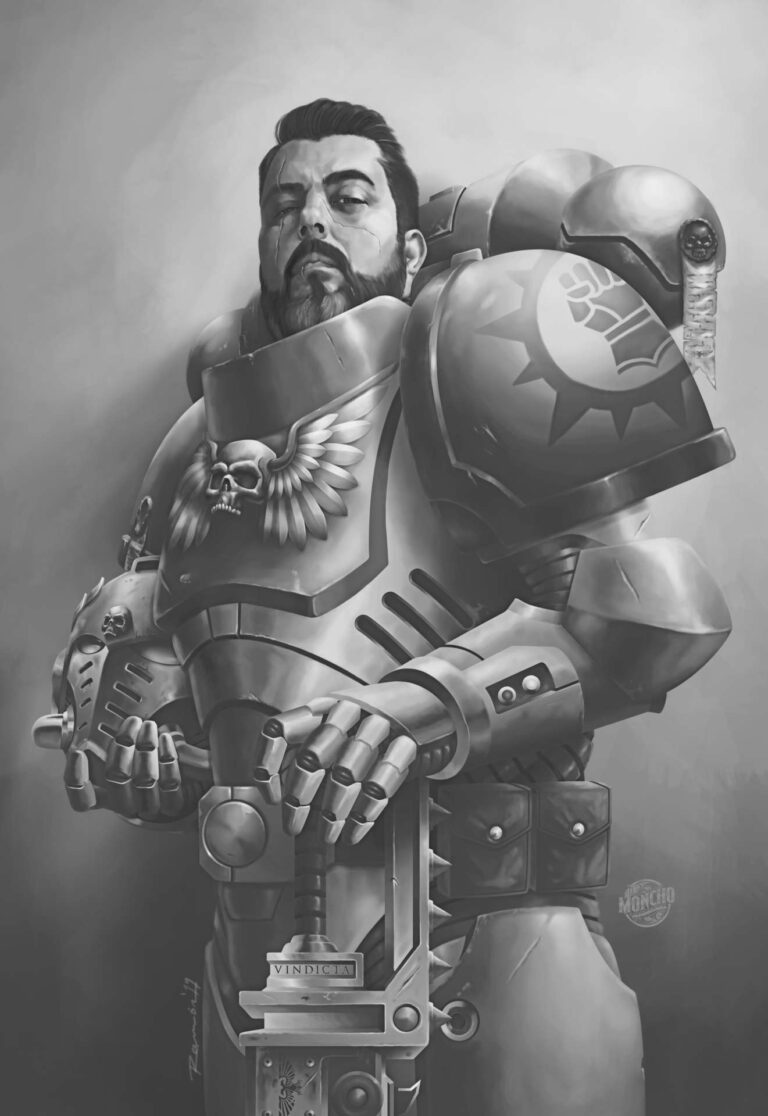 Space Marine by Ramón Velázquez 