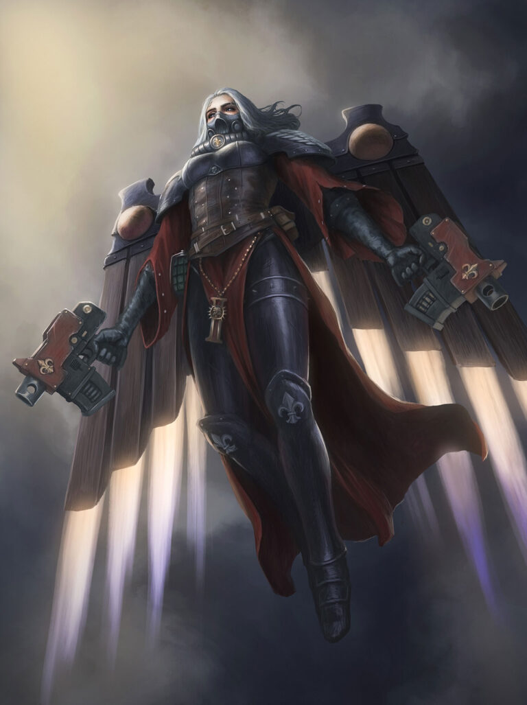Adepta Sororitas Seraphim by Tamás Patkós 