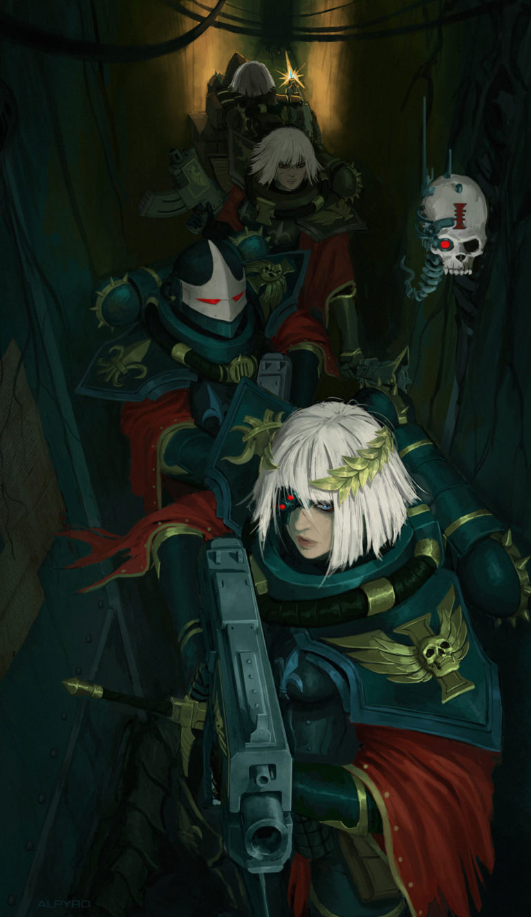 Adeptas Sororitas by Remy Paul 