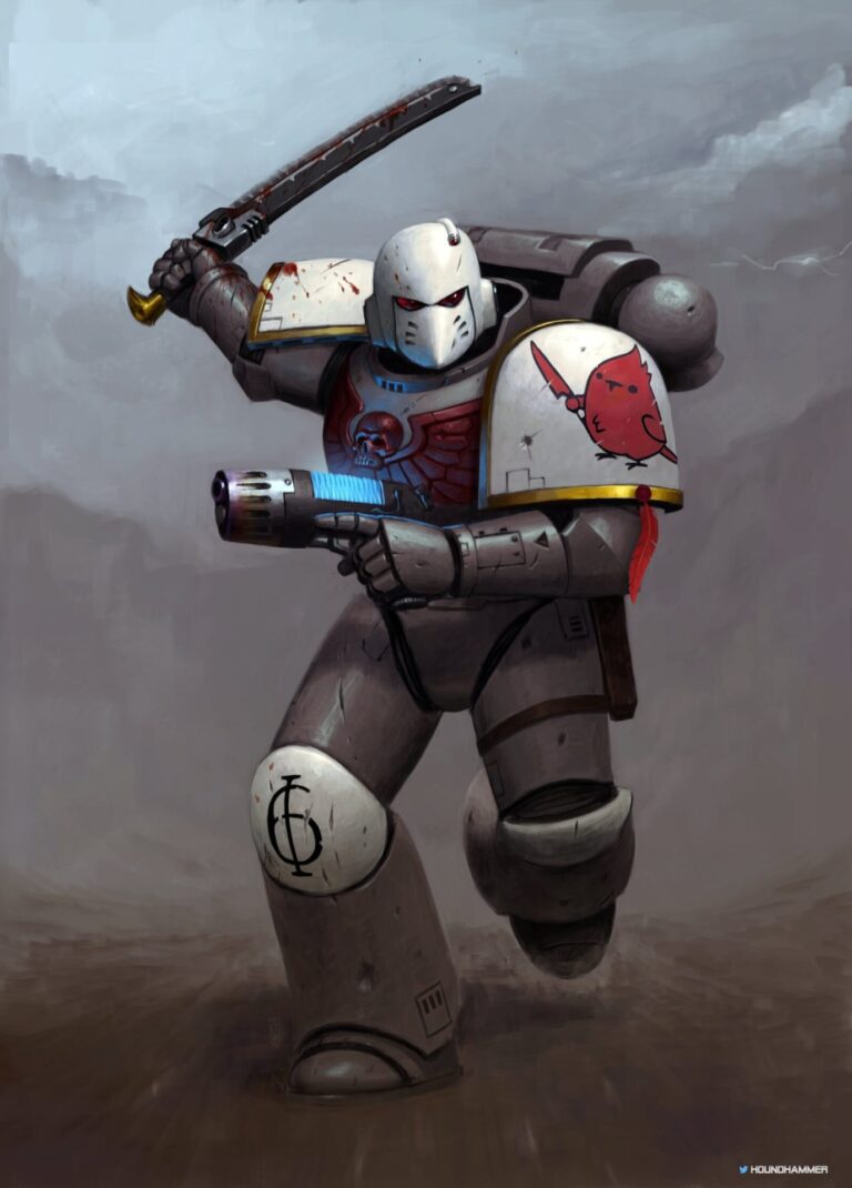 Assorted Space Marines by Wulfric Hilston 
