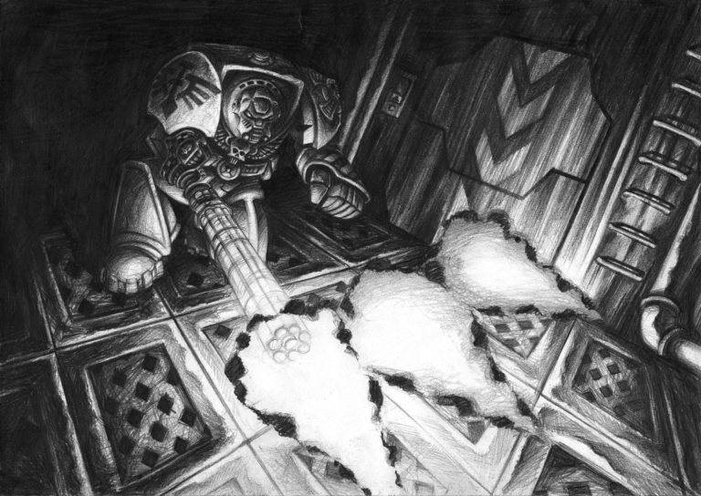 Deathwing Terminator by Mark Gibbons 