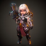Little Sister of Battle by Oleksandr Zapisochnyi (DAGON)