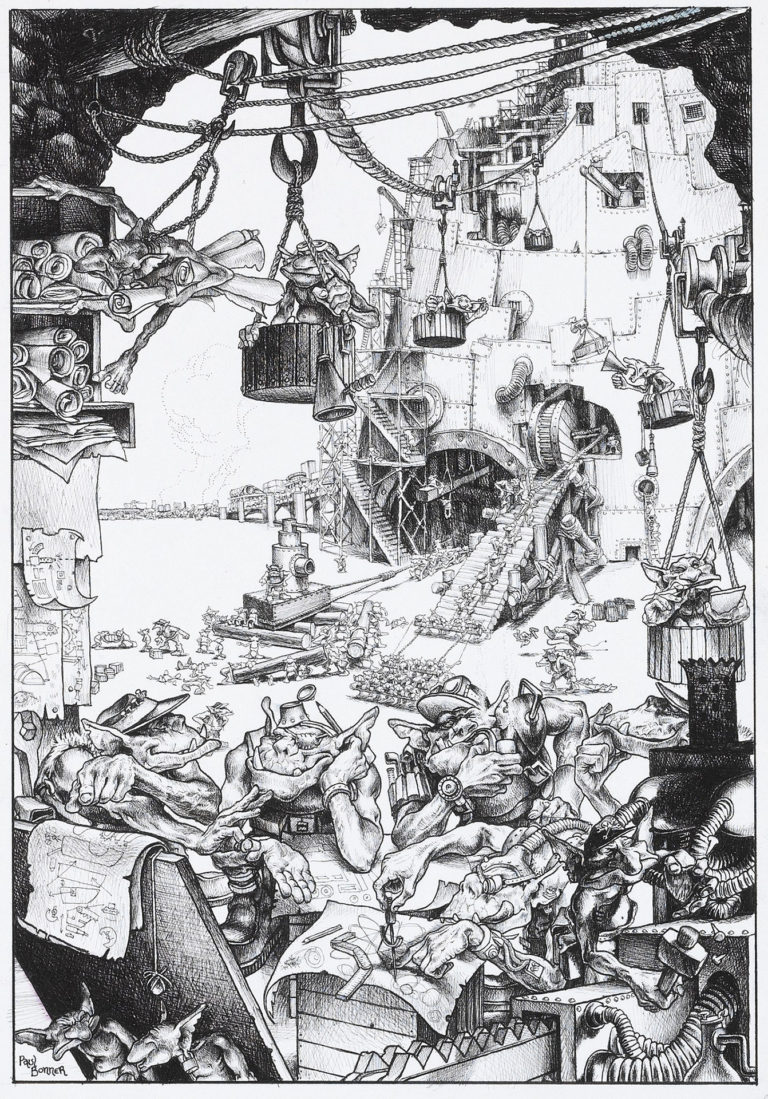 Orks at Work by Paul Bonner Orks at Work by Paul Bonner