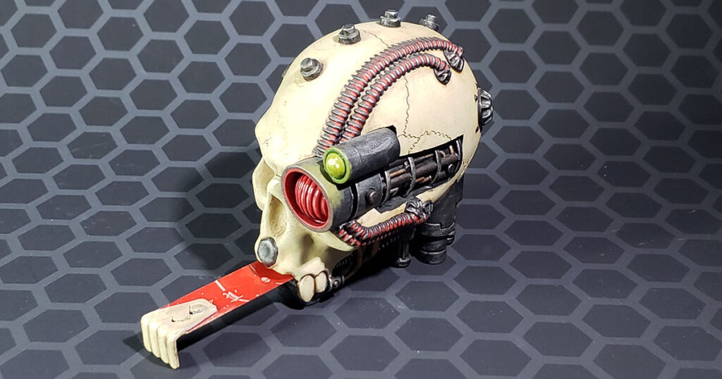 Servo-Skull Tape Measure