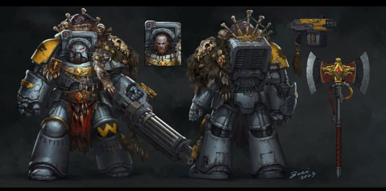 Space Wolf Terminator by Zheng Wei Space Wolf Terminator by Zheng Wei