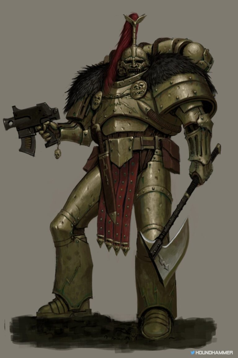 Thunder Warrior Primarch by Wulfric Hilston 