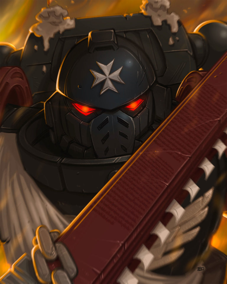 Black Templar by Matteo Aversano Black Templar by Matteo Aversano