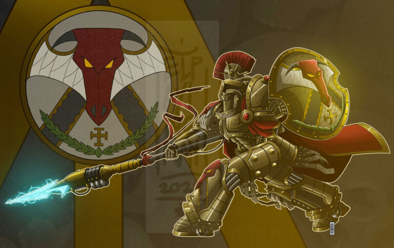 Chapter Master of the Minotaurs by Charles Bautista 