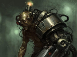 Warhammer 40K Servitors: Combat Artwork Warhammer 40K Servitors: Combat Artwork