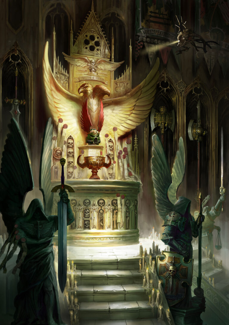 Dark Angels Reliquary by Artur Nakhodkin 